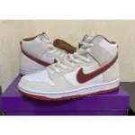 NIKE SB DUNK HIGH TEAM CRIMSON 米白紅勾 高幫 籃球 運動 CV9499-100 慢跑鞋