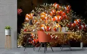 3D Coral Clownfish G6194 Wallpaper Wall Murals Removable Self-adhesive Honey