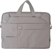 [DOHE] Laptop Bag 15.6" Padded Main Pocket & 6 Extra Pockets Top Handle Trolley Strap Lightweight Water Resistant Polyester