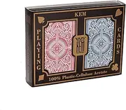 KEM Arrow Narrow Standard Playing Cards, Red/Blue