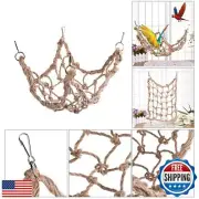 Litewoo Bird Rope Perch Swing Climbing Net Toy Parrot Hammock for Cockatiels