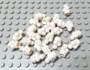 LEGO New Lot of 25 White Minifigure Food Ice Cream Cone Scoops