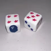 2ct A Bathing Ape 2017AW BAPE Playing Dice Game New w/o Box