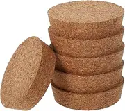 PAMINGONO 6 Pcs Cork Lids for Succulent Planters Reusable Hydroponic Vase Stoppers Elegant Seal for Terrariums Cork Caps Enhance Freshness Aesthetic Appeal