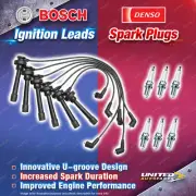 Bosch Leads + 6 x Denso TT Spark Plugs for Mitsubishi Challenger PA Triton ML (for: Mitsubishi)