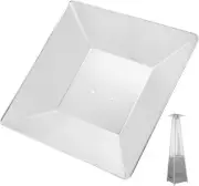 Patio Heater Heat Shield, Square Aluminum Reflector 2 3/4 inches, Silver