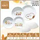 (獨家)【美國康寧 CORELLE】 SNOOPY FRIENDS 史努比歡樂派對6件式餐盤組