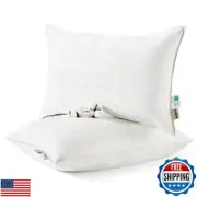 Bedsure Fluffy Bed Pillows for Sleeping - Luxury Queen Size Pillows Set of 2