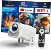 [Netflix-Licensed] Magcubic Mini Projector with Wifi and Bluetooth, Portable