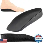 Heel Lift (1 Inch) Height Increase Insoles for Men and Women, Half Shoe Lift