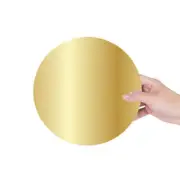 Metallic Gold Photography Styling Prop Circle Round Acrylic Mirror 7.8"/20cm ...