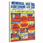 1961 Fats Domino, Bo Diddley, Shirelles Biggest Movie Poster or Canvas