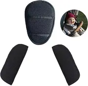[ZEACCT] Pack of 3 Pushchair Seat Belt Covers, Seat Belt Pads, Baby Pram Seat Belt Step Cushion, Universal Baby Car Seat Belt Covers for Newborns Infants Children