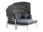 FurnitureOkay Manly Aluminium Outdoor Daybed - White