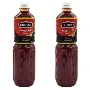 Trident Thai Sweet Chilli Sauce - Authentic Flavor, Perfect for Dipping 2 x 1L