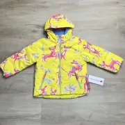 Obermeyer Ashor Floral Fauna Full Zip Hooded Ski Jacket Kids Youth Size 5 NWT