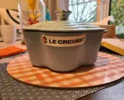 Le Creuset Cast Iron Flower Casserole Cocotte