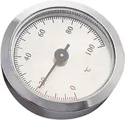 GOOHOCHY Box Pointer Thermometer Inlaid Installed Mini Thermometer for Cabinets Guitar Boxes High Precision Temperature Gauge for Home Office Vehicle Use