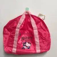 在飛比找蝦皮購物優惠-三麗鷗 Hellokitty 行李袋 凱蒂貓 手提袋 KT 