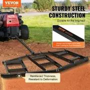 Driveway Drag, 84" Width Tow Behind Drag Harrow, Q235 Steel Driveway Grader with Adjustable Bars, Support up to 50 lbs, Driveway Tractor Harrow for ATVs, UTVs, Garden Lawn Tractors