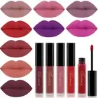 NICEFACE Matte Liquid Lipstick Lip Gloss Stain Makeup Deep Red Matte Lipstick c