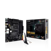 ASUS AMD B550M TUF GAMING B550M-PLUS WIFI II mATX Motherboard, 4x DDR4 128GB, 2x