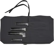 [yztju] Chef's Chef Bag, Cutter Retent Roll Protective Cover, Portable Travel Tool and Sturdy Canvas Straps Make This Lightweight Carry Bag for Women Cook Chefs, Black, Consulte la descripción, See