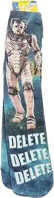 Dr Who Cyborg Men Delete Delete Delete BBC Socks