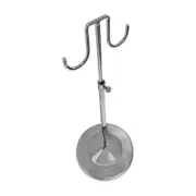 28" Adjustable 2-Hook Hand Bag Display Stand Fixture Retail Store Display-Chrome
