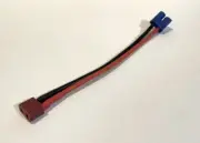 Male EC3 Plug to Female Deans T-Plug Battery Adaptor