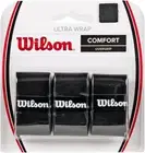 WILSON Sporting Goods Ultra Wrap Tennis Overgrip (3-Pack), Black