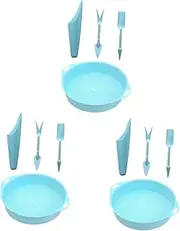1 Set Garden Hand Tools Set for Succulent Transplanting Durable Plastic Ergonomic Design Compact Present for Gardening Enthusiasts Essential Gardening Tool Set for Orchard