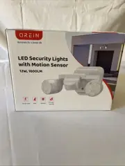 Orein Led Security Lights With Motion Sensor 12W, 1600LM