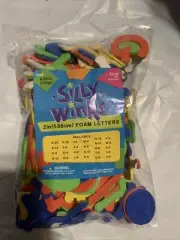Silly Winks Foam Shapes 4.23 Oz Alphabet Letters Stickers