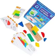 KOMBIUDA Boys and Girls Educational Toys Smooth Chessboard Logical Thinking Game Early Learning Toy Set