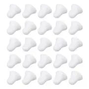 40pcs Practical Lightweight Xmas Decor Props White Foams Jingle Bell