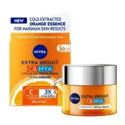 NIVEA Extra Bright C & HYA Vitamin Day Serum Cream 50ml with SPF30 UVA/UVB