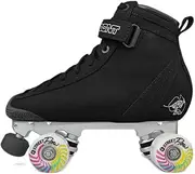 [Bont] Parkstar Vegan Black Suede Professional Roller Skates for Park Ramps Bowls Street - Rollerskates for Outdoor and Indoor Skating