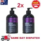 Glorie Silver Blonde Shampoo 2x500ml Shampoo Intense Toning Yellow Blue Shampoo