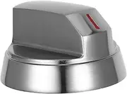MINAOLULUS Gas Stove Knob Electric Cooktop Knob Control Replacement Oven Knobs Cooktop Burner Control Knob Oven Replacement Knobs Burner Knobs Grill Burner Knob Range Knob Zinc Alloy Silver