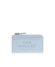 Marc Jacobs The Leather Top Zip Wallet One size light blue