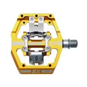 HT Components X3 Clipless Platform MTB Mountain Bike Pedals - Gold