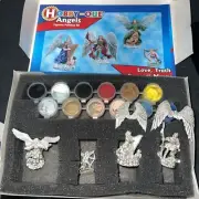 Hobby-Que Fantasy Classics Figurine Painting Kit Dinosaur Angel Unicorn EZ1400