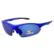 【SUNS】Polarized運動太陽眼鏡 絢彩藍水銀 頂規強化偏光鏡片 S56 抗UV400(採用PC防爆鏡片/防眩光/防撞擊)