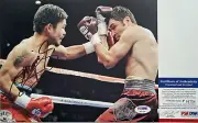 Manny PACQUIAO 'Pacman' Signed 8"x10" inch Photograph (PSA DNA # P91754)