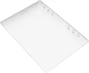 Parliky Chic Frosted Acrylic Notebook Cover Detachable Memo Pad Binder for Stylish Office School Use Modern Decorative Planner Journal Cover Easy Replacement Design