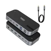 Selore USB C Dock 3 HDMI, 3 HDMI Docking Station Dual Monitor,16 in 1 Laptop ...