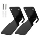 Iron Bookshelf Floating Wall Organizer Bookshelves for Bathroom Room Anti-slip