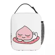 c507 Funky Apeach Lunch Bags Insulated Lunch Tote Waterproof Bento Box Resuable Picnic Bags for Woman Work Children School k507