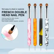 Dual Ended Dotting Pen Rhinestone Picker Wax Pencil Nail Art Tool Manicure